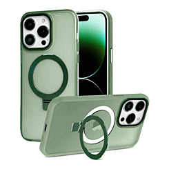 Carbon Wireless Charging Case with Ring Stand - BLACK for iPhone 13 Pro Max