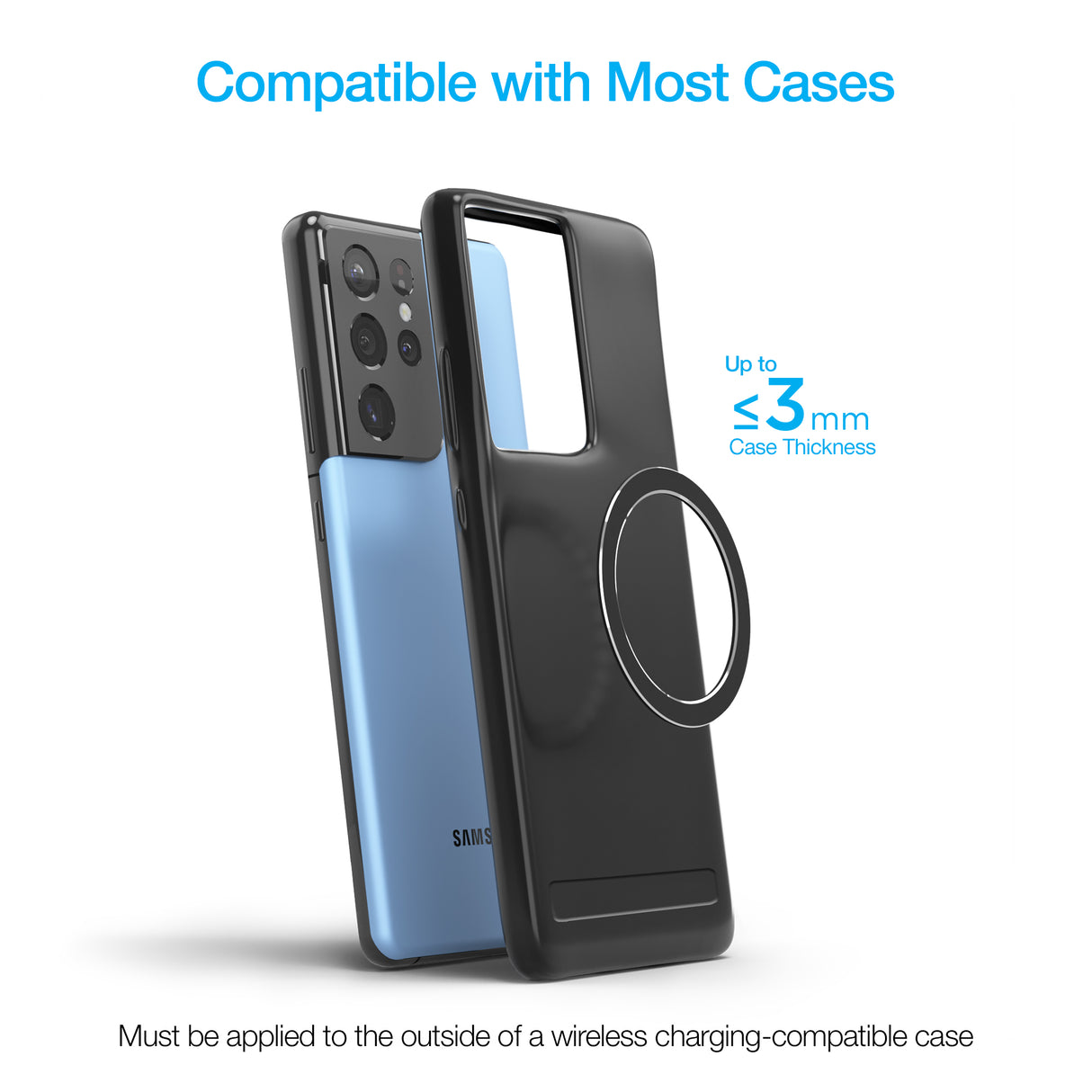 NAZTECH MagUp MagSafe Magnetic Ring Adapter