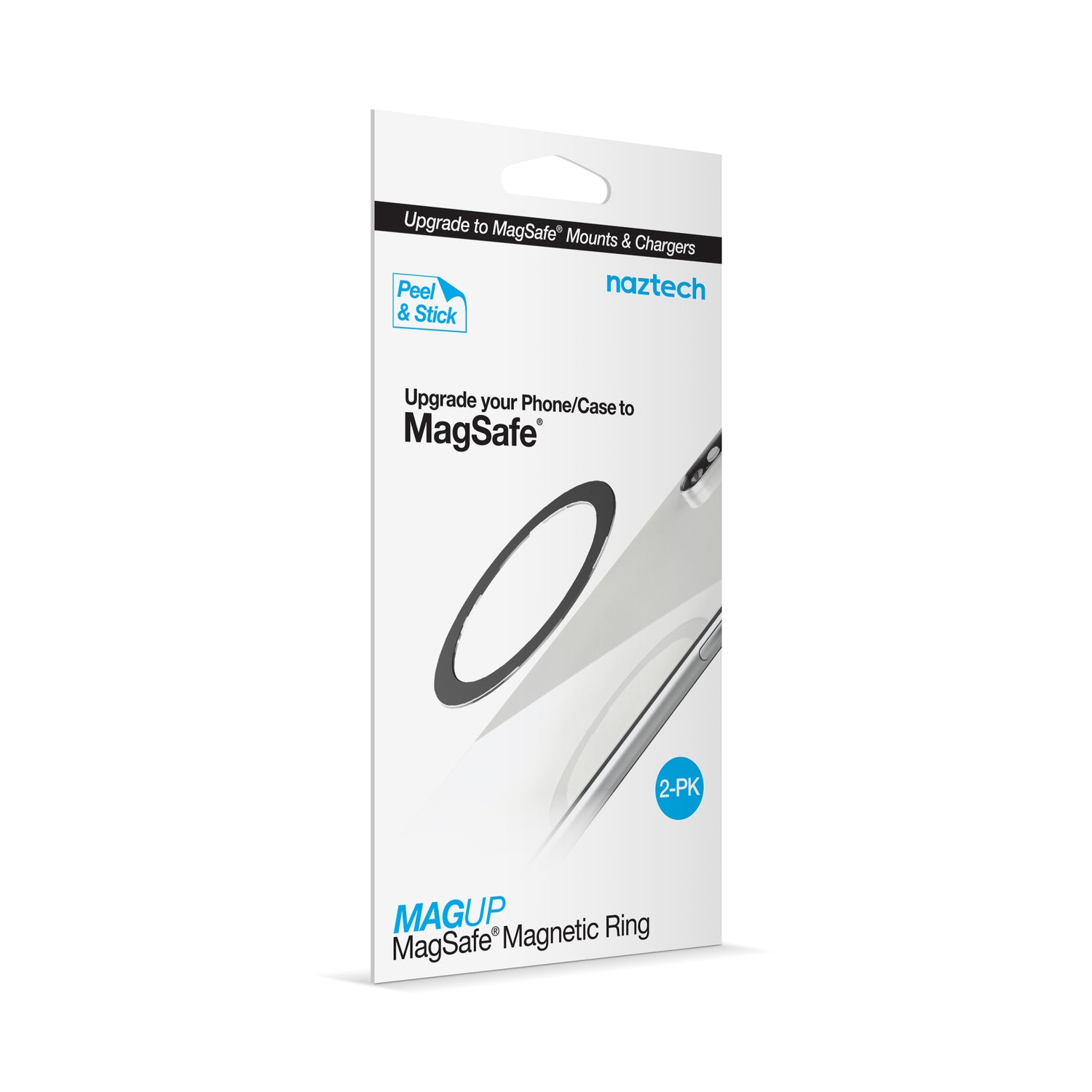NAZTECH MagUp MagSafe Magnetic Ring Adapter