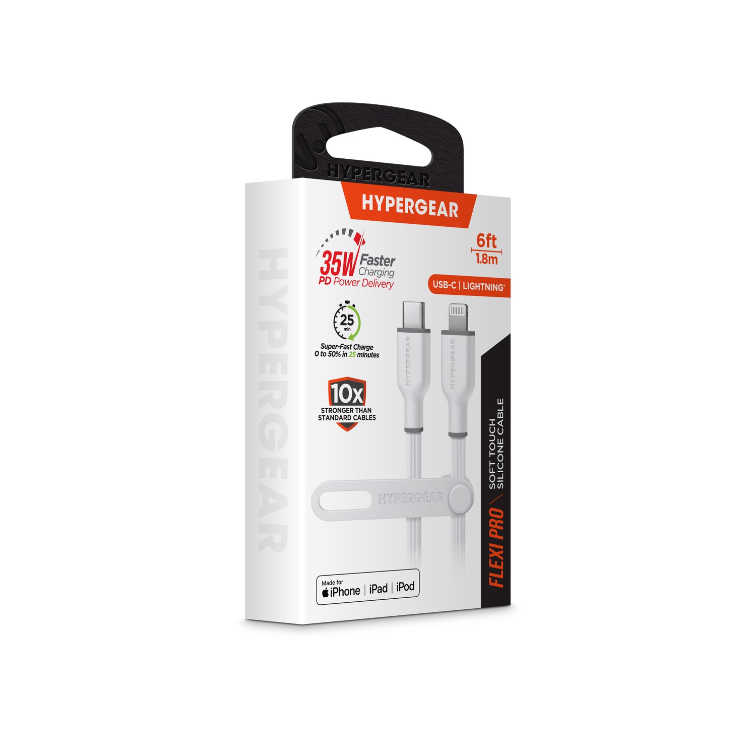 Flexi Pro USB-C to Lightning Soft-Touch Fast Charge Cable