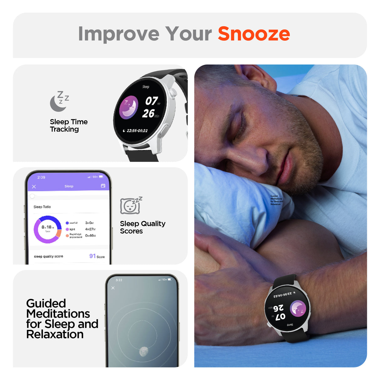 Activ8 Smartwatch + Fitness Tracker