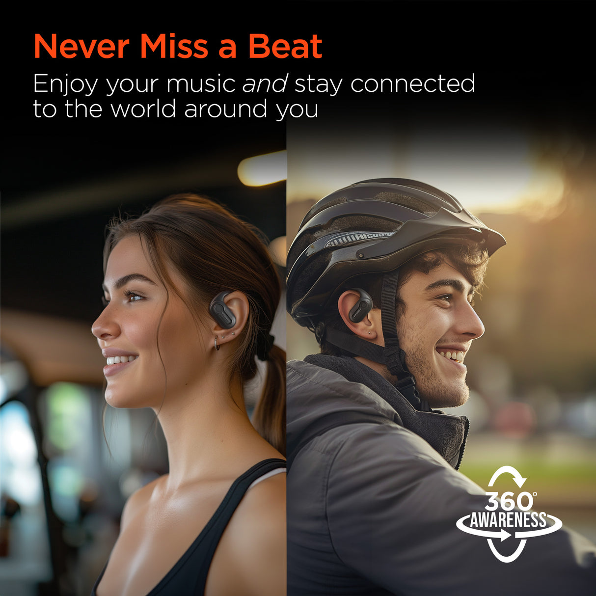 HYPERGEAR AeroFlex 360 Open-Ear True Wireless Earbuds