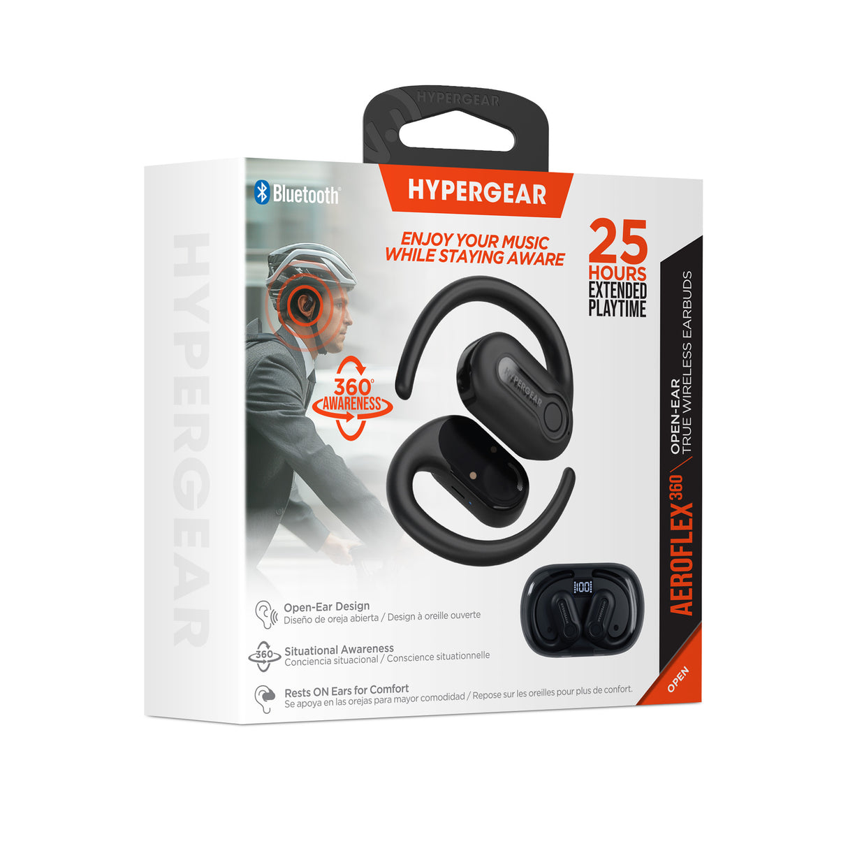 HYPERGEAR AeroFlex 360 Open-Ear True Wireless Earbuds