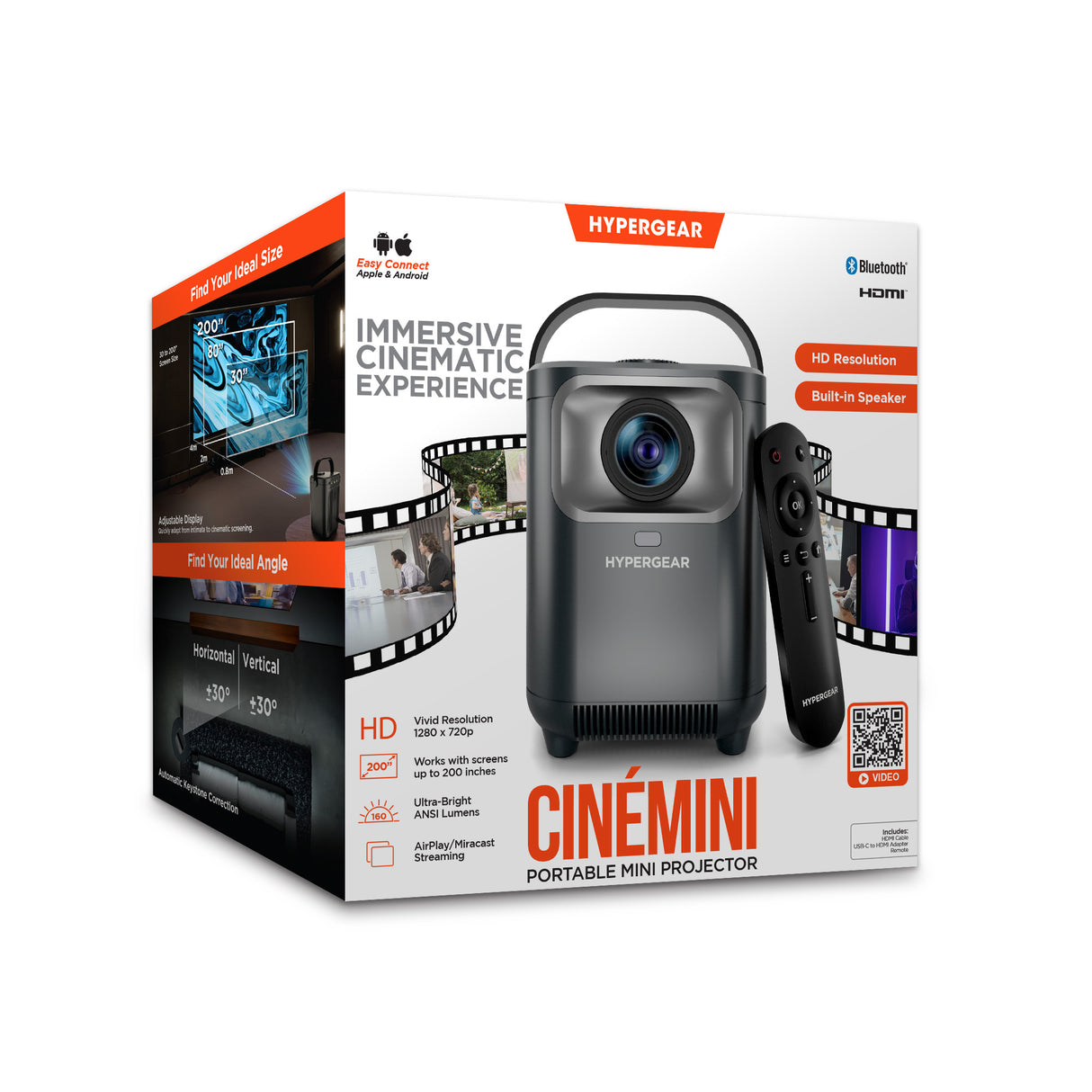 HyperGear CinéMini Portable Mini Projector