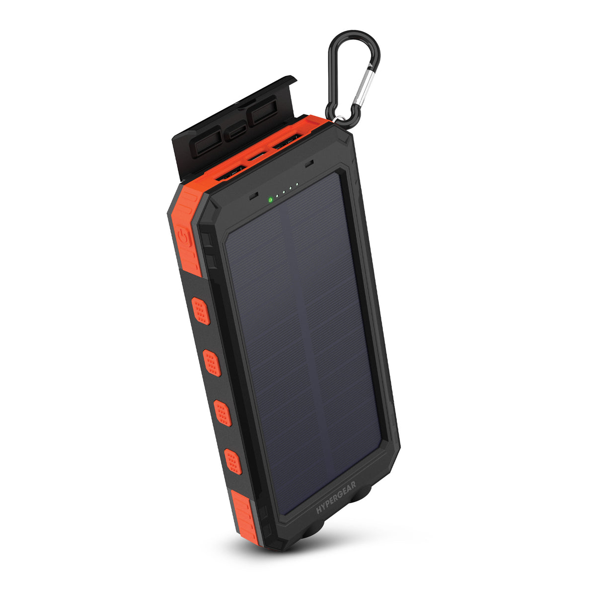 HYPERGEAR 10,000mAh SolPro 10K Fast Charge Solar Power Bank with 20W USB-C PD