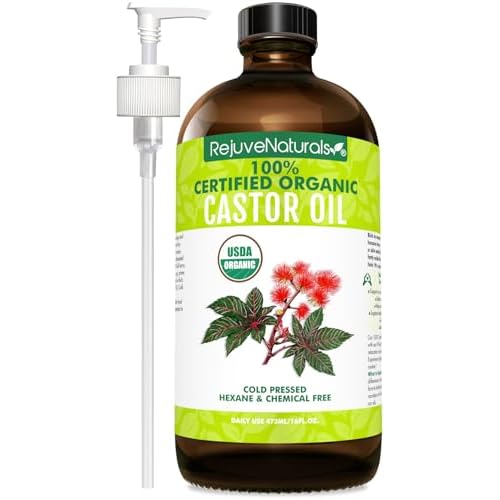 CASTOR OIL 100% ORGANIC  COLD PRESS
