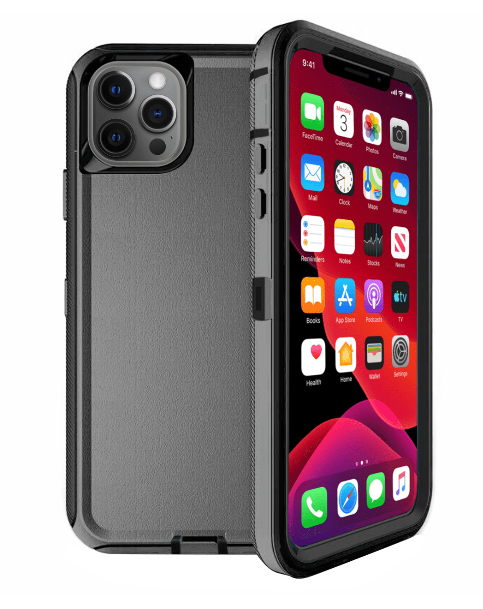 Heavy Duty Case for iPhone 12 Pro Max (BLACK)