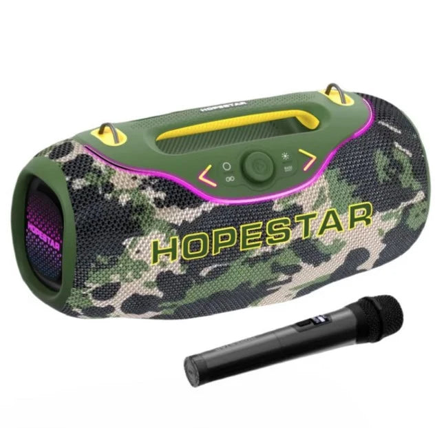HOPESTAR 200W Wireless Party Bluetooth Speaker with One Microphone