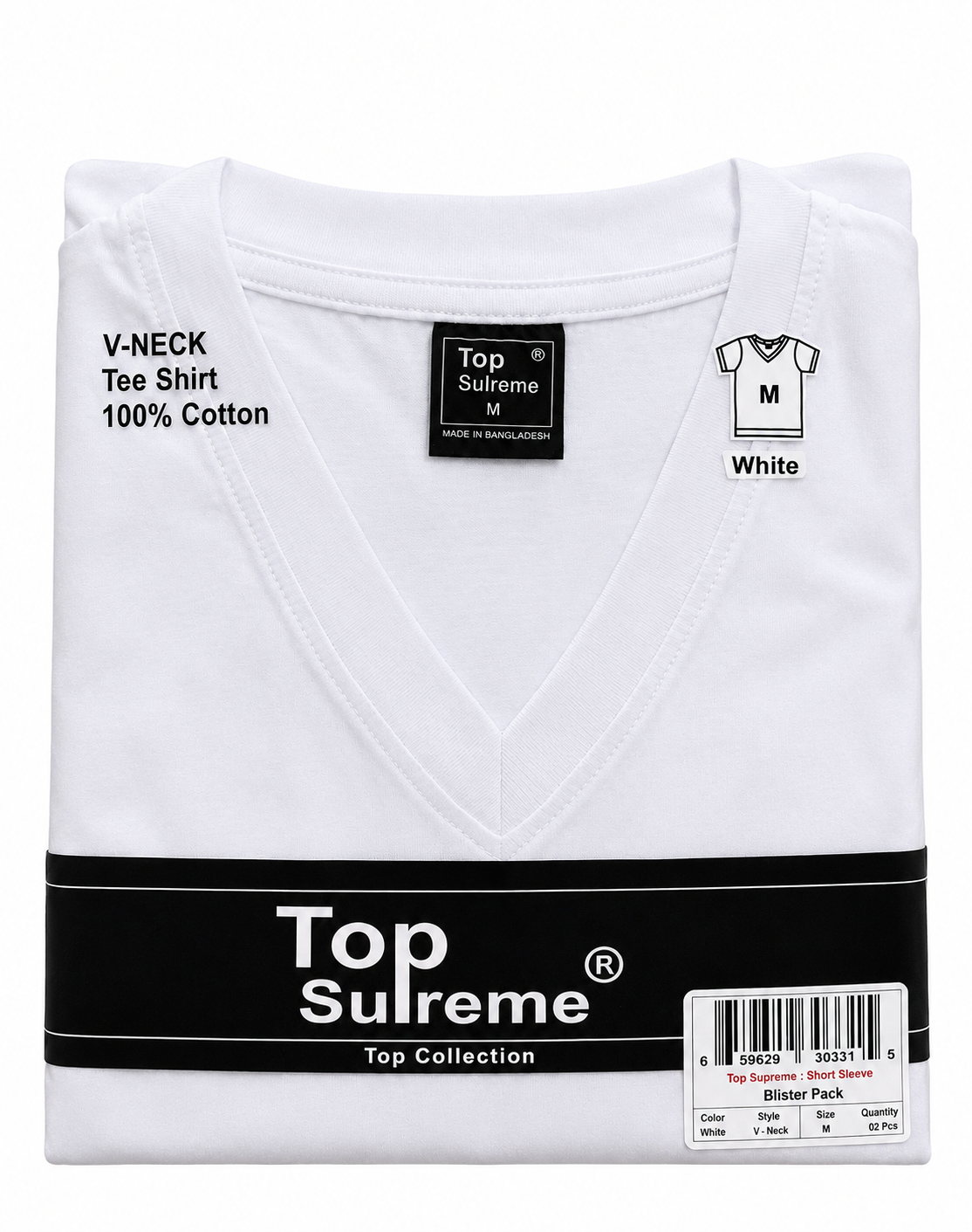 T-SHIRT 6 PACK BLANK
