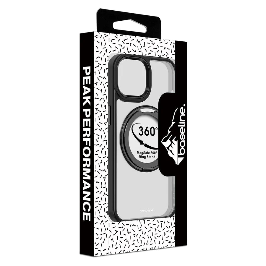 baseline RingRound 360° Kickstand Case w/ MagSafe for Apple iPhone 17e / 16e / 14 / 13