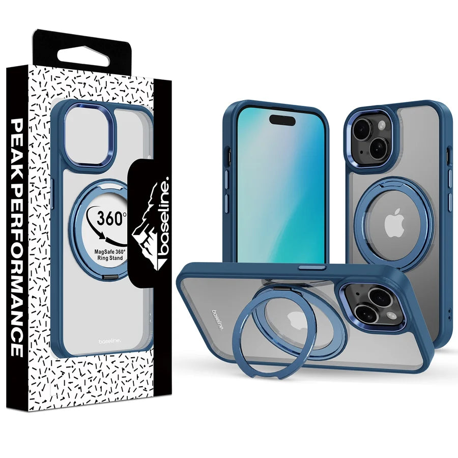 baseline RingRound 360° Kickstand Case w/ MagSafe for Apple iPhone 17e / 16e / 14 / 13