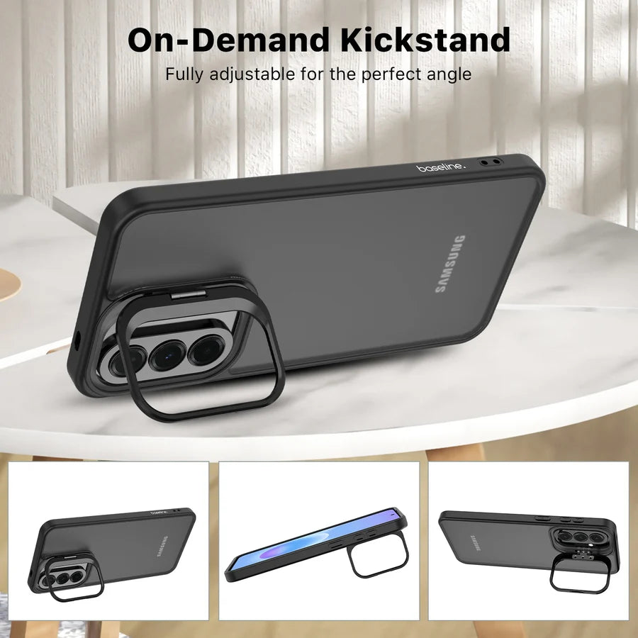 baseline InFrame Case with Kickstand for Samsung Galaxy A57 5G - Black