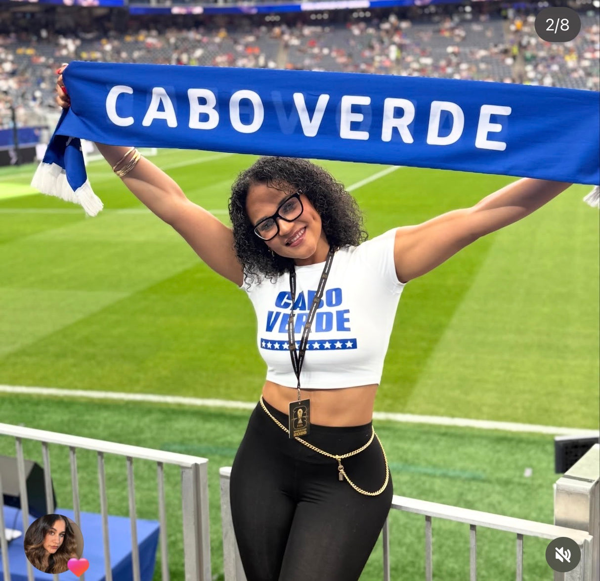 CABO VERDE CROP TOP T-SHIRT