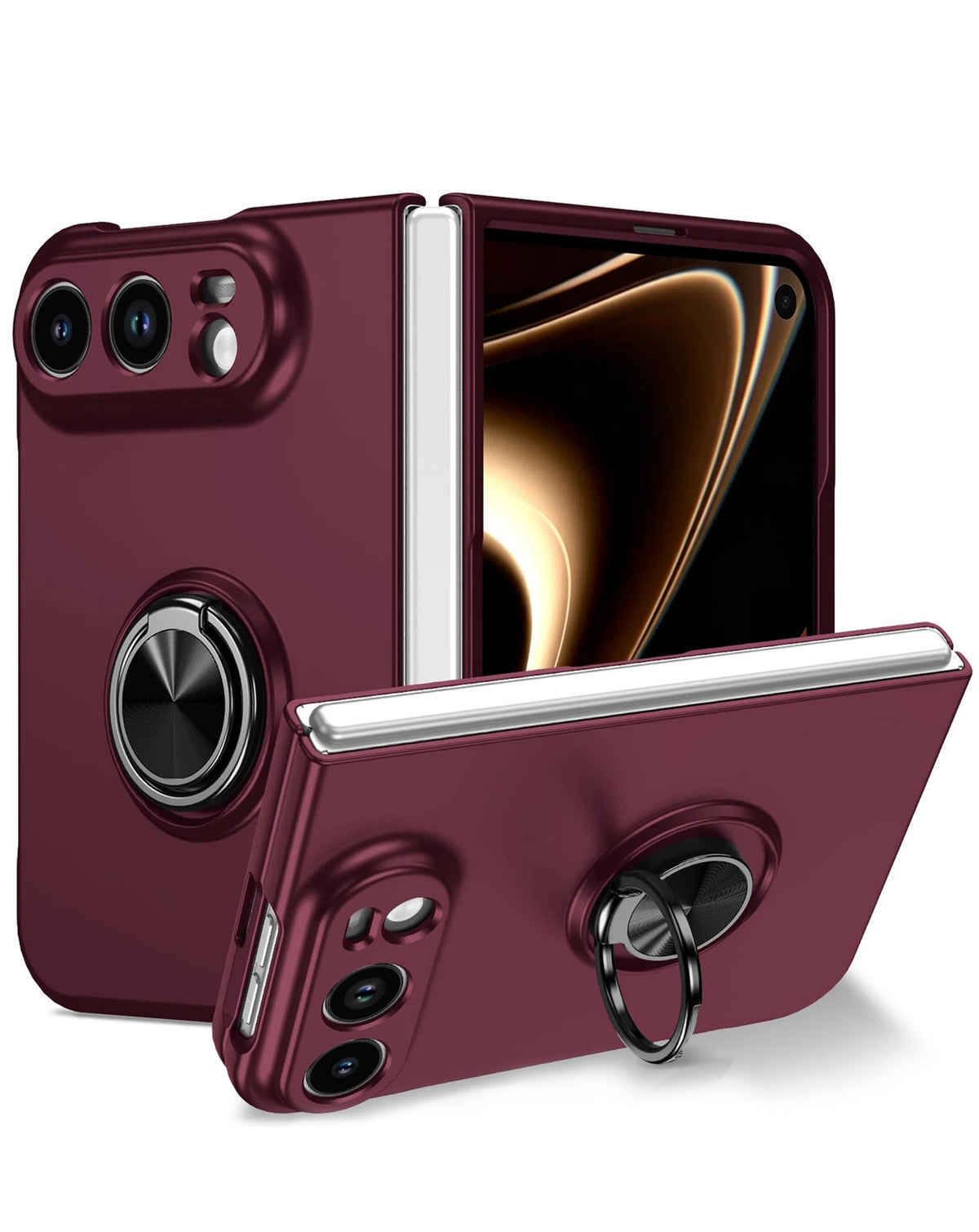 iPhone Duo Magnetic Ring Stand Case