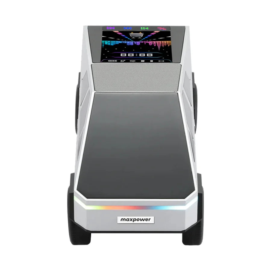 MaxPower Tesla cyber truck style Bluetooth Speaker with front flashing LED Lights and Back Light Up Panel