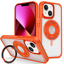 iPhone 12 / 12 Pro Skin Feel Transparent Case with Silicone Ring Holder