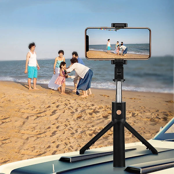 MyBat Wireless Selfie Stick(with Shutter Control) - Black