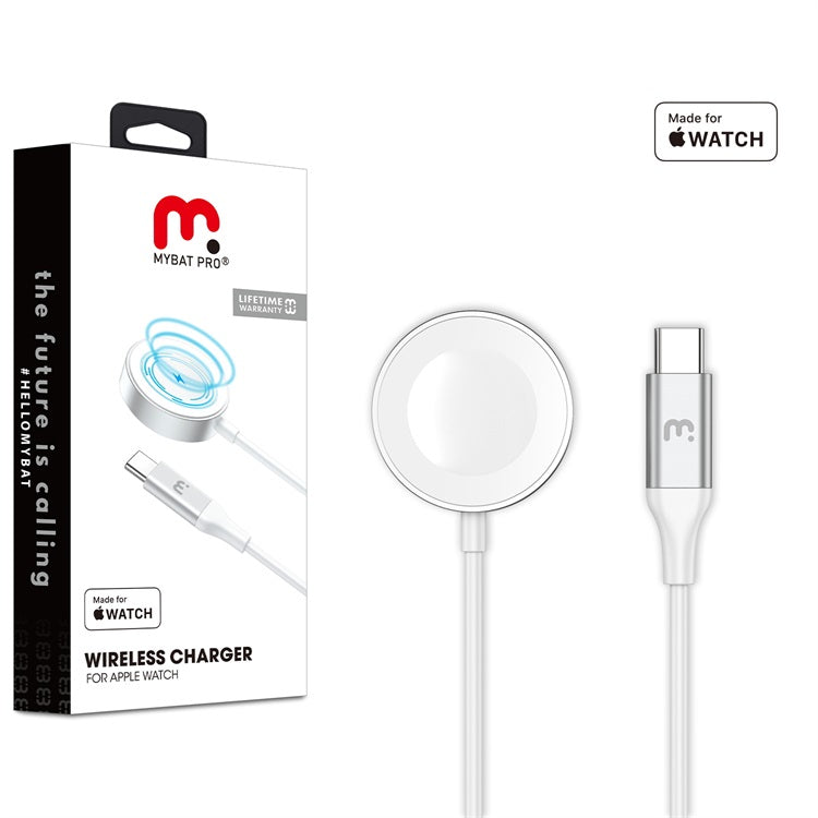 MyBat Pro Magnetic Charger for Apple Watches - White