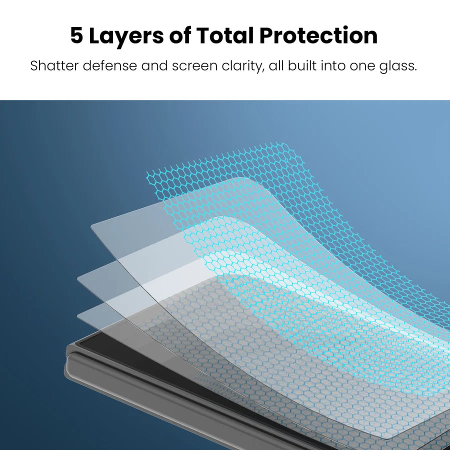 MyBat Pro Tempered Glass Screen Protector with Installation Tray for Apple iPhone Duo - Clear