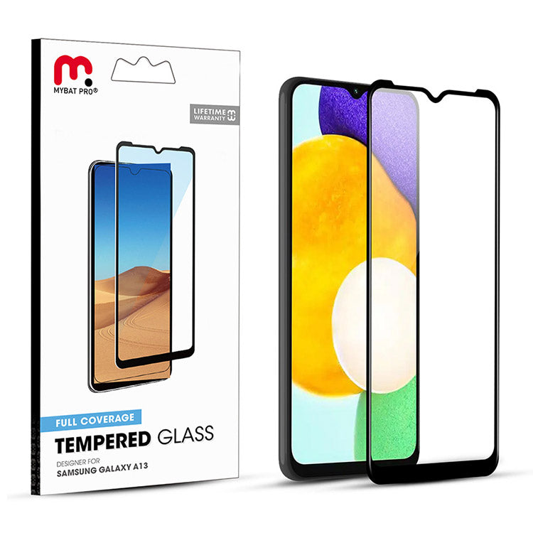 MyBat Pro Full Coverage Tempered Glass Screen Protector for Samsung Galaxy A13 (5G) / (4G) / Galaxy A23 5G - Clear