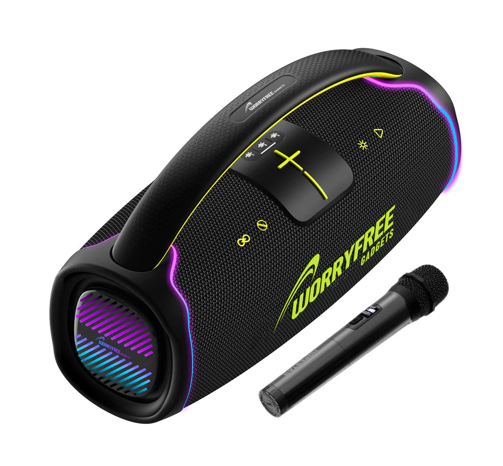 Worryfree 300W Portable Bluetooth Speaker with Handle, one Microphone