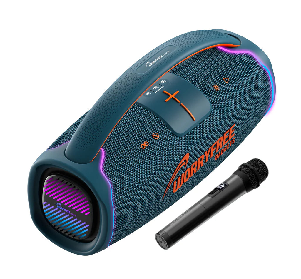 Worryfree 300W Portable Bluetooth Speaker with Handle, one Microphone