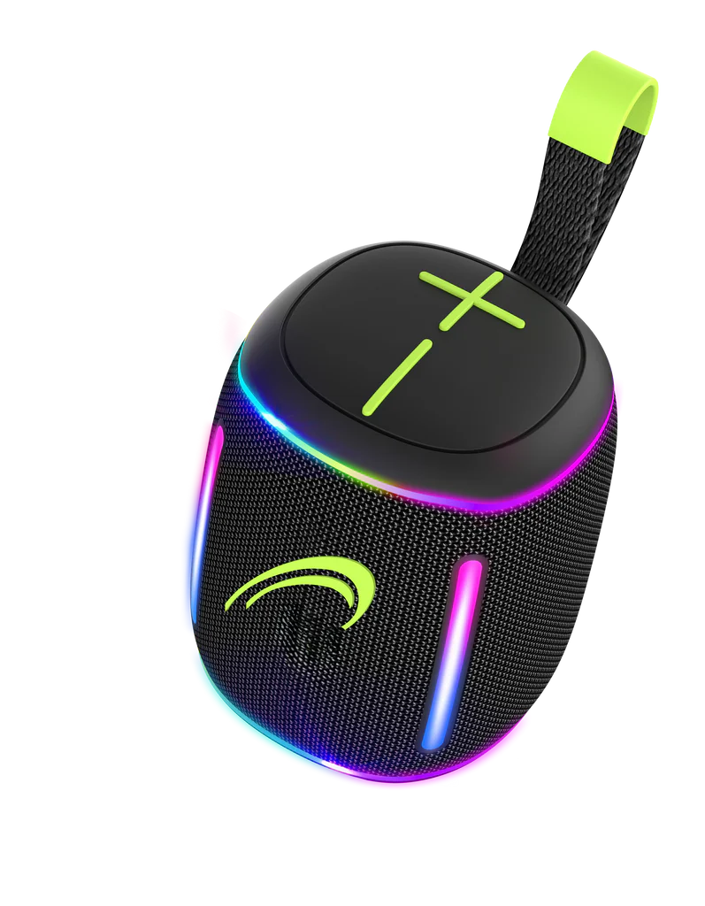 10W Waterproof IPX6 Mini Wireless Bluetooth Speaker with RGB Lights