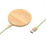 EcoBlvd Wireless Charging Pad (15W) - Bamboo