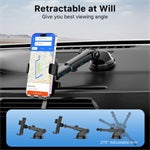 MyBat Pro Wireless Car Charger(Air Vent & Dashboard Mount) - Black