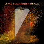 MyBat Pro Privacy Full Coverage Tempered Glass Screen Protector for Apple iPhone 15 Pro Max (6.7) - Black