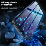 MyBat Pro QuickGuard Tempered Glass Screen Protector w/ Installation Tray for Apple iPhone 15 (6.1) - Black