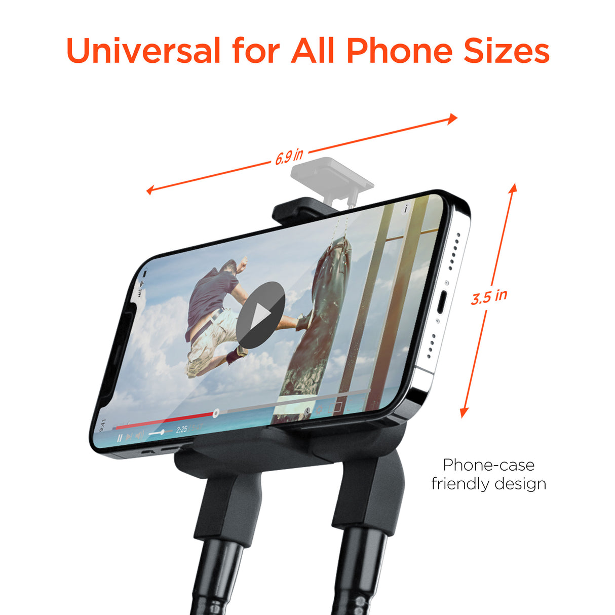 HyperGear LoungeFlex Hands-Free-BLACK