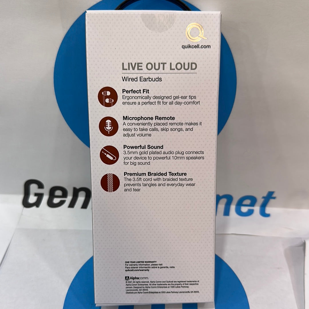 AURICULARES QUIKCELL QMIX 200-GRIS : 3.5MM