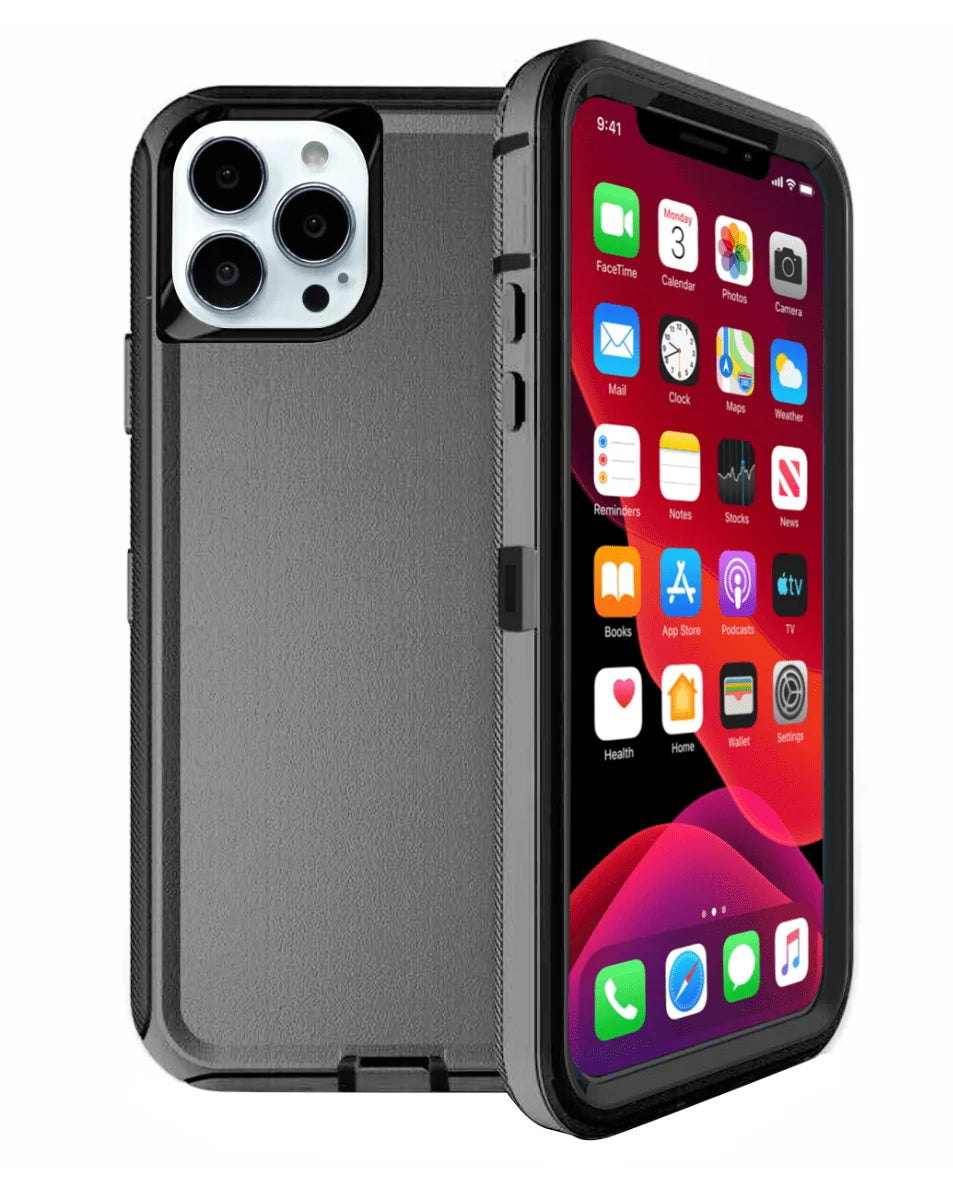 Heavy Duty Case for iPhone 13 Pro Max (BLACK)