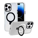 Carbon Wireless Charging Case with Ring Stand - BLACK for iPhone 13 Pro Max