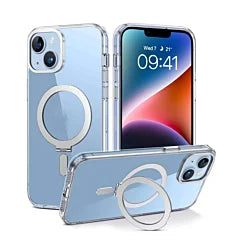 Carbon Wireless Charging Case with Ring Stand - for iPhone 14 / 13