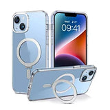 Carbon Wireless Charging Case with Ring Stand - for iPhone 14 / 13