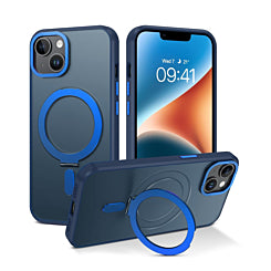 Carbon Wireless Charging Case with Ring Stand - for iPhone 14 / 13