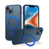 Carbon Wireless Charging Case with Ring Stand - for iPhone 14 / 13