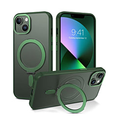 Carbon Wireless Charging Case with Ring Stand - for iPhone 14 / 13