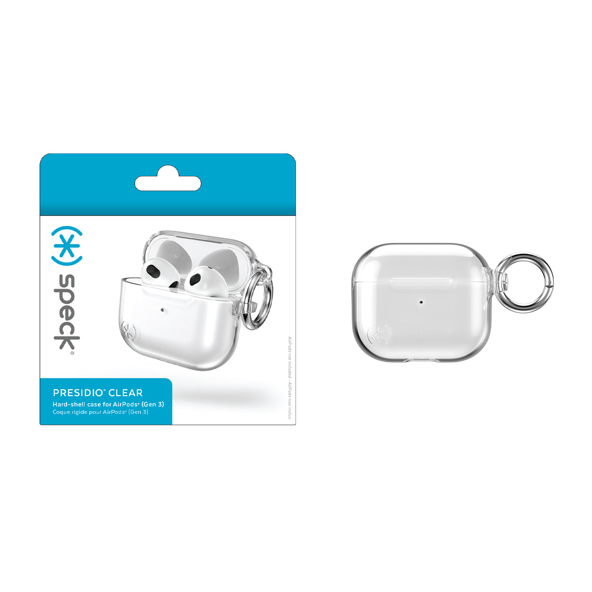 Capa SPECK PRESIDIO CLEAR para AirPods (3ª geração)