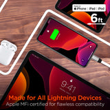 Flexi USB-C to MFi Lightning Flat Fast Charge Cable