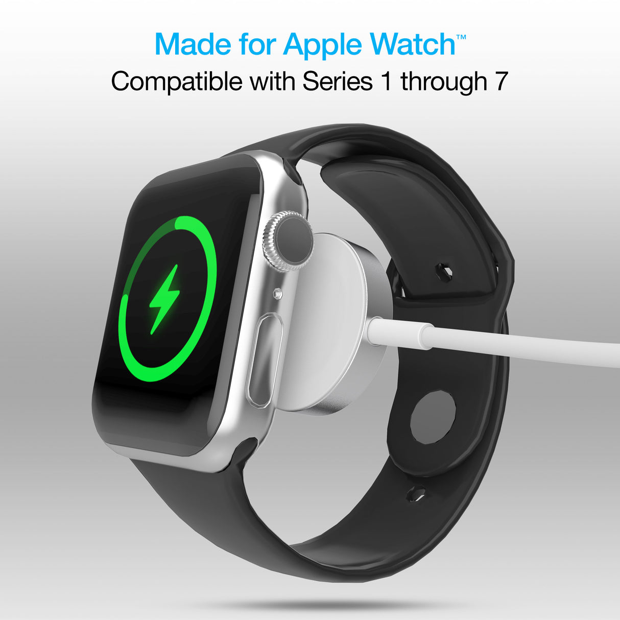 Naztech Magnetic Charging Cable for Apple Watch 3ft White