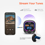 IntelliCast Road FM Transmitter Car Charger with 15W USB-C