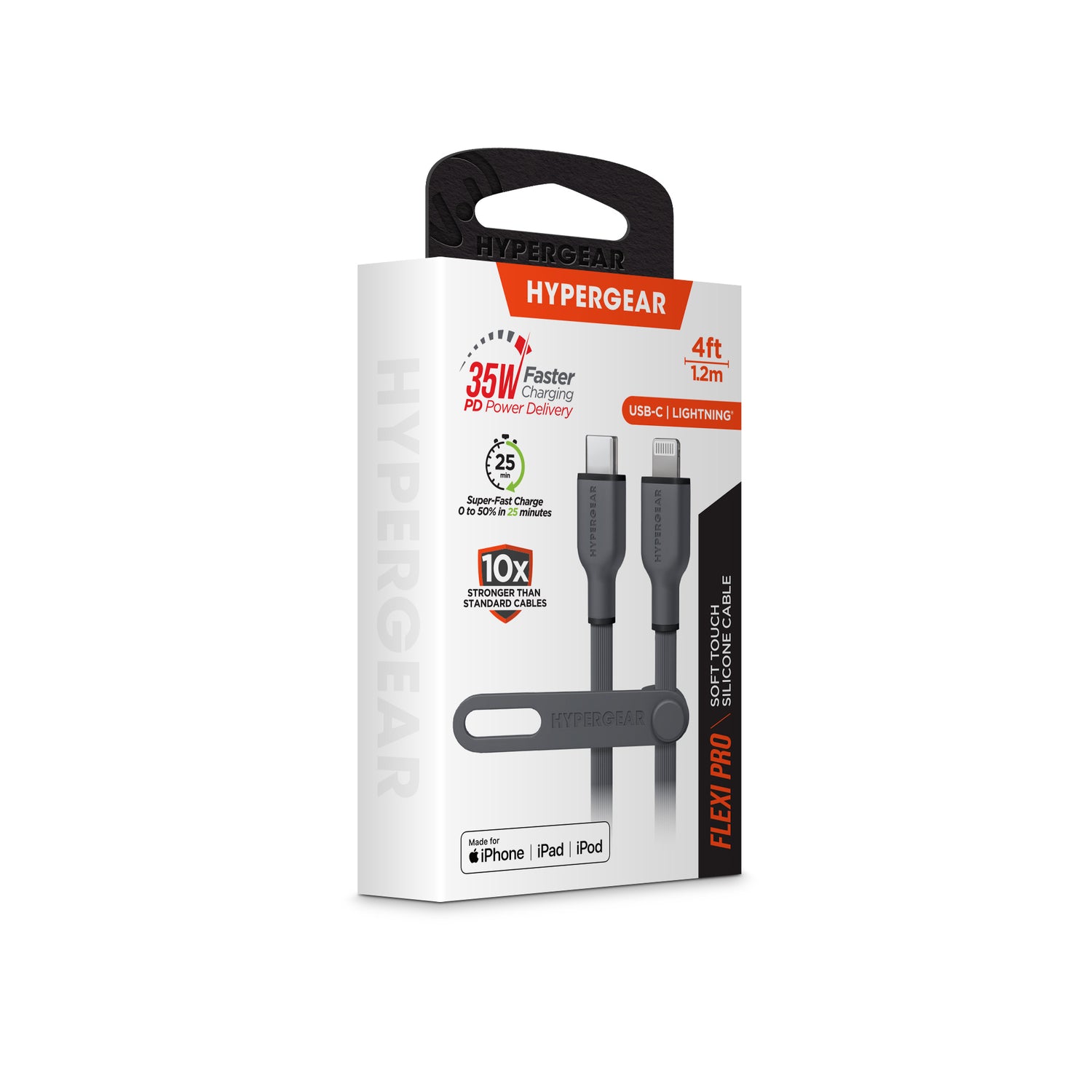 Flexi Pro USB-C to Lightning Soft-Touch Fast Charge Cable