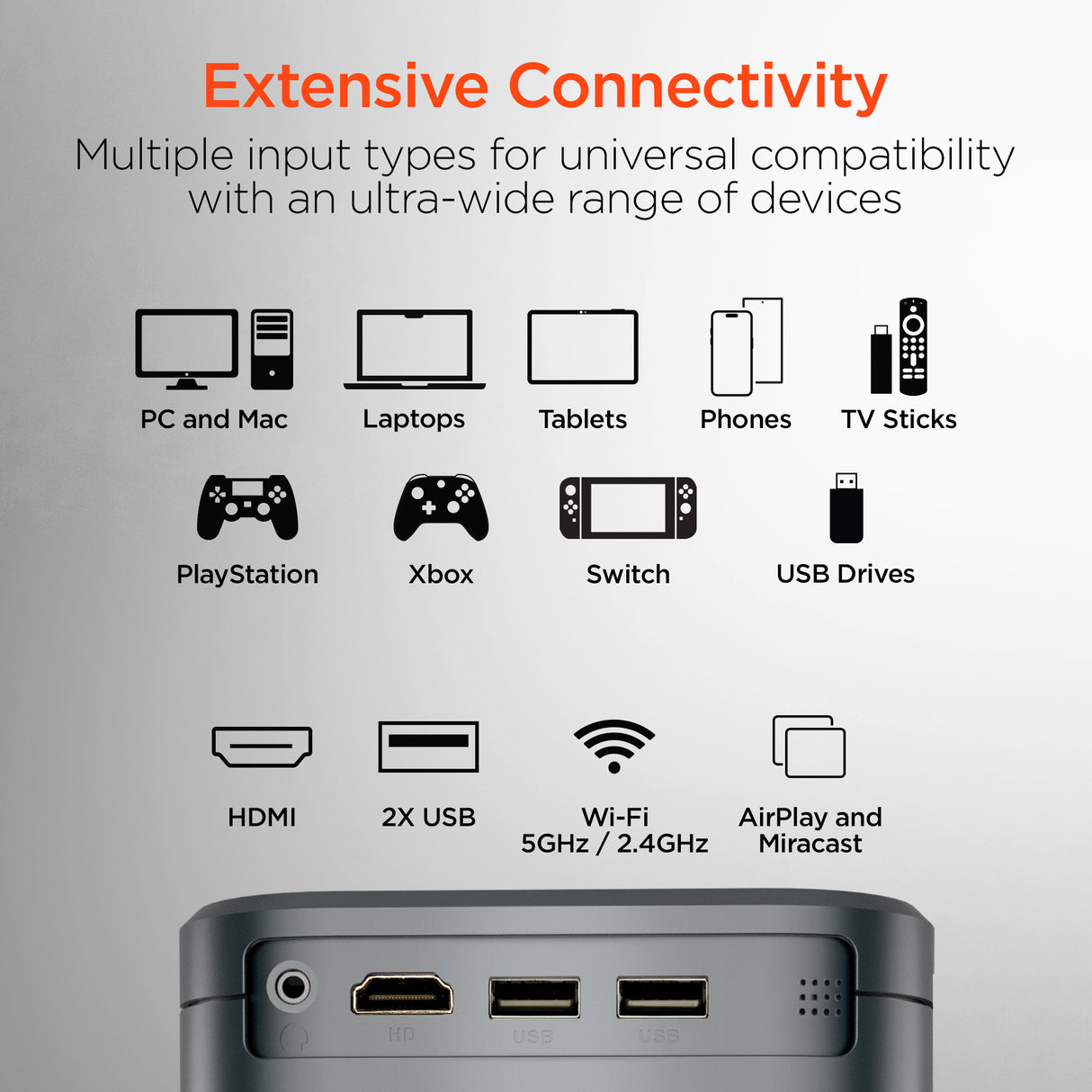 HyperGear CinéMini Portable Mini Projector