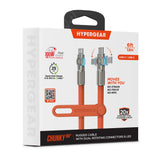 HyperGear Chunky180° 100W USB-C to USB-C Rugged Fast Charge Cable