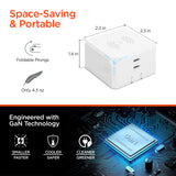 HyperGear MaxCharge 3-in-1 Magnetic Wall Charger White