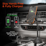 HyperGear EZ Grip 15W Wireless Fast Charge Mount Black