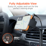 HyperGear EZ Grip 15W Wireless Fast Charge Mount Black